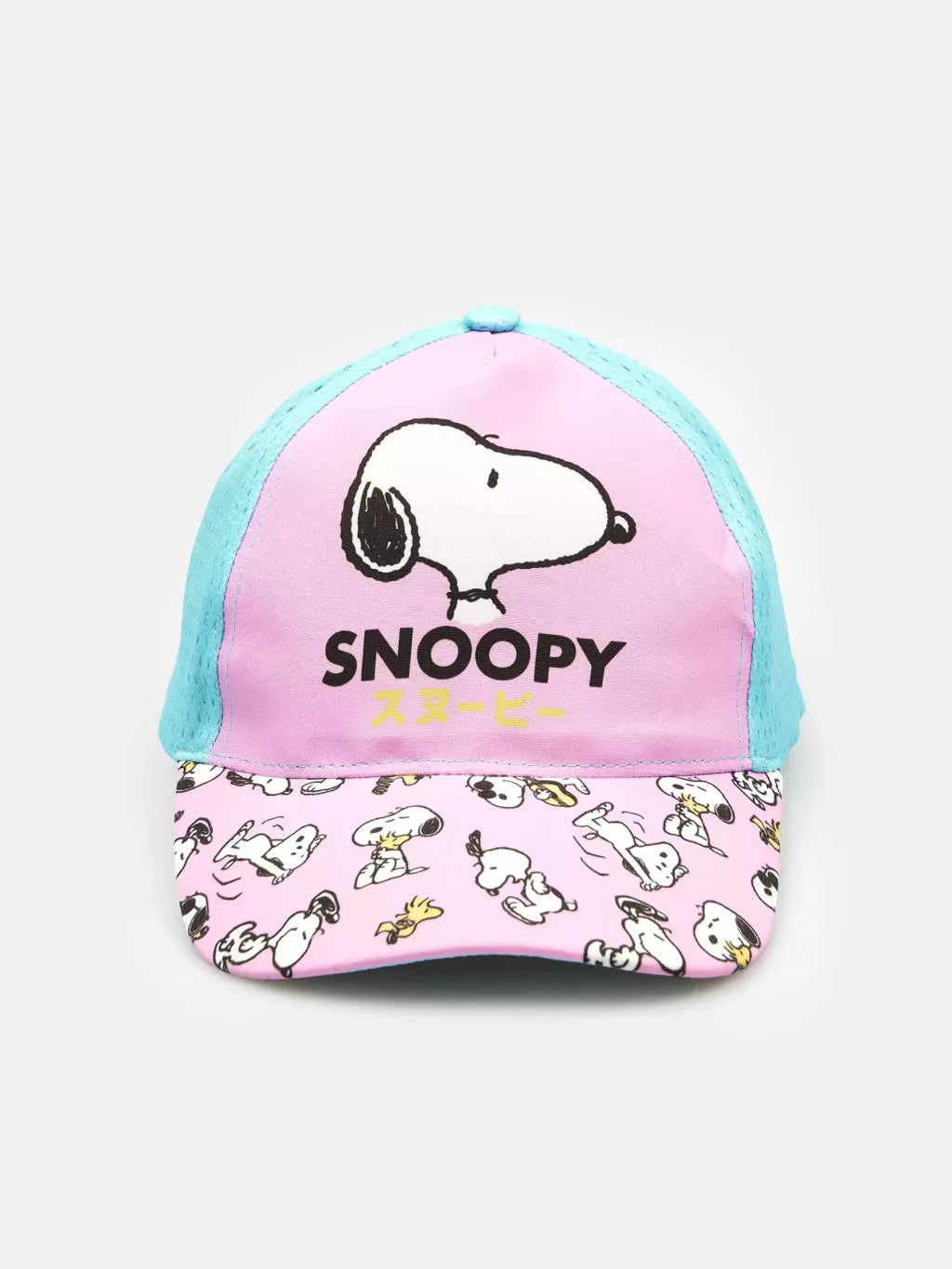 Boné Snoopy branco/azul