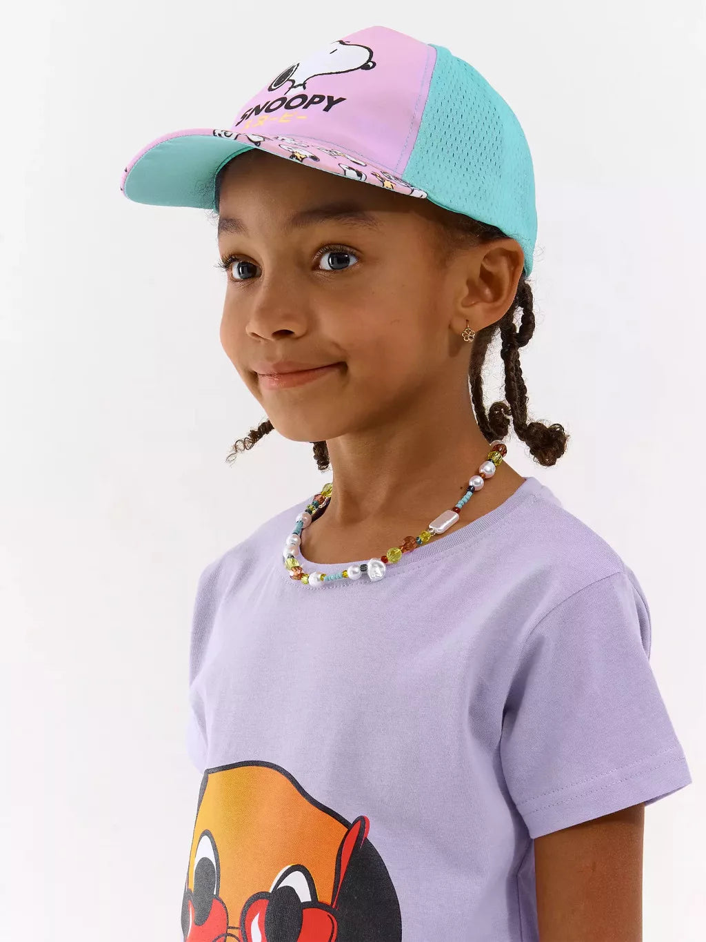 Boné Snoopy branco/azul