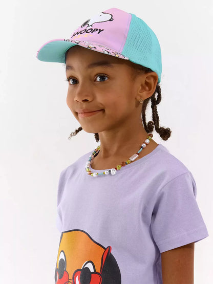 Boné Snoopy branco/azul