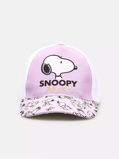 Boné Snoopy branco/azul