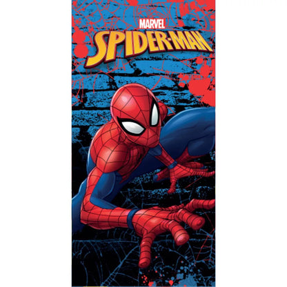 Toalha praia algodão Spiderman Wall