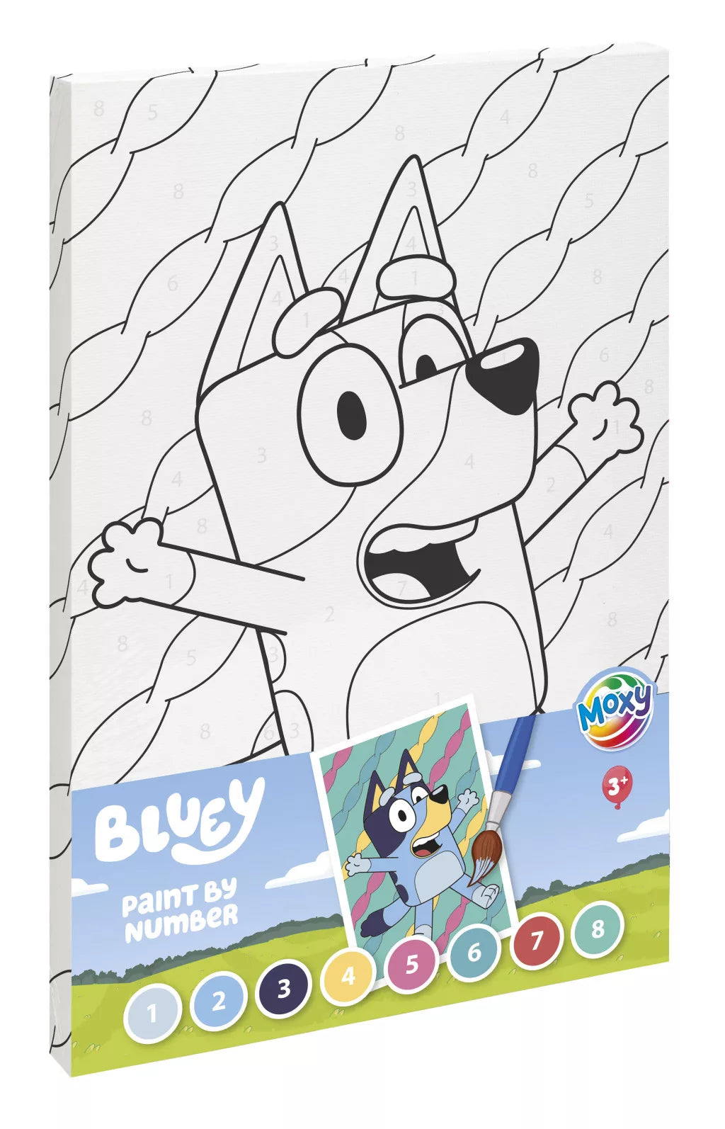 Conjunto de Pintura por Números Bluey Happy