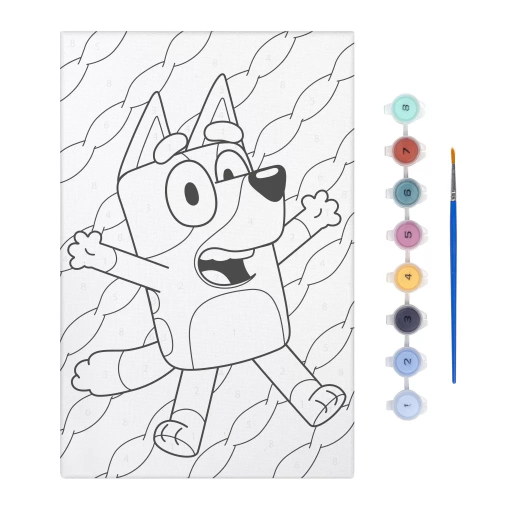Conjunto de Pintura por Números Bluey Happy