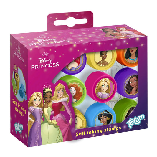 Conjunto de Carimbos Disney Princess Beauty 12 unidades