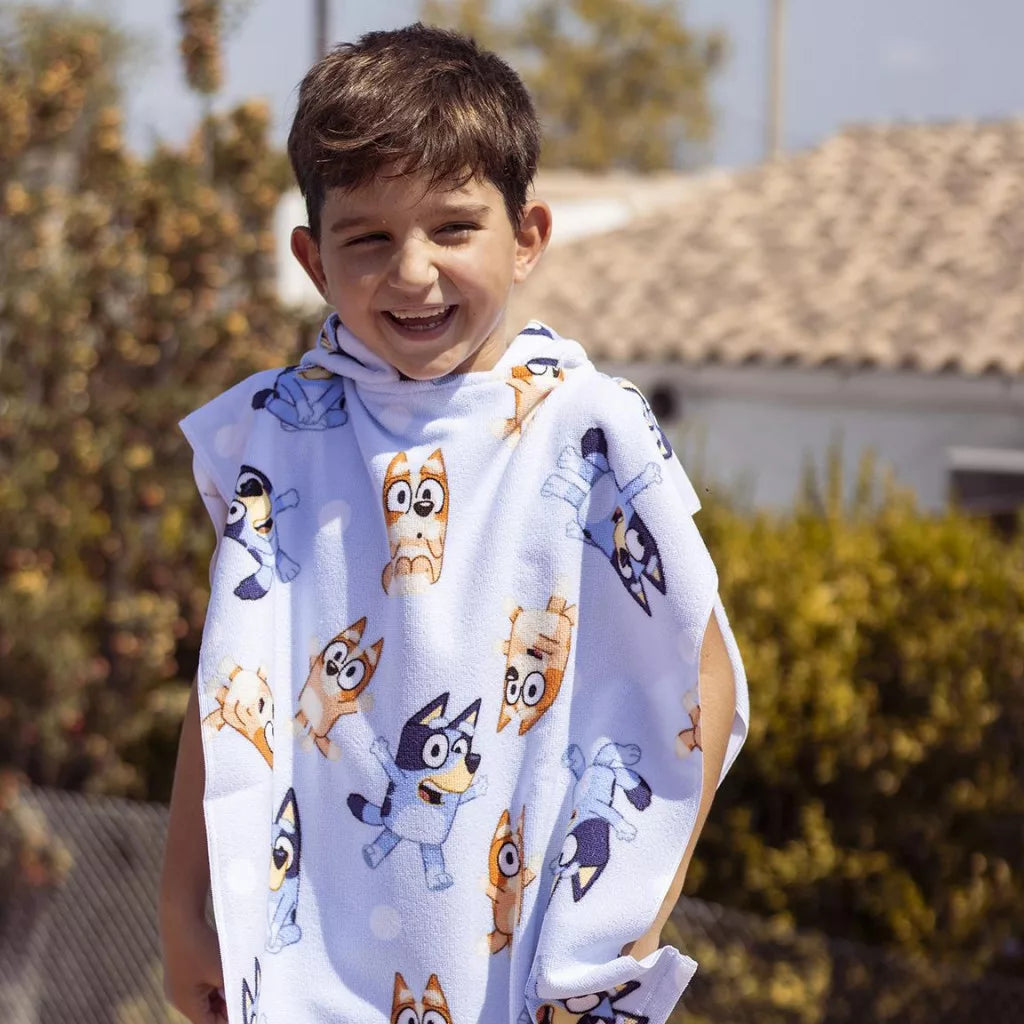 Poncho de praia Bluey
