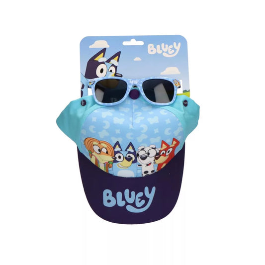 Conjunto Boné e óculos de sol Bluey Blue Team