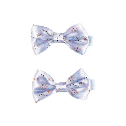 Conjunto ganchos e elástico cabelo Frozen