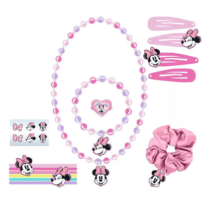 Maleta com jóias e acessórios de cabelo Minnie Pink