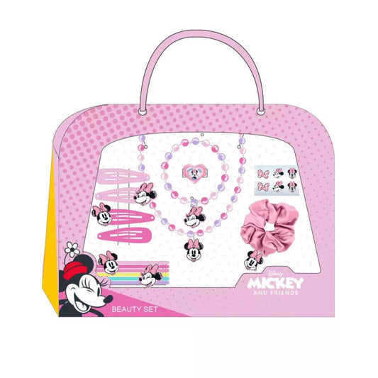 Maleta com jóias e acessórios de cabelo Minnie Pink