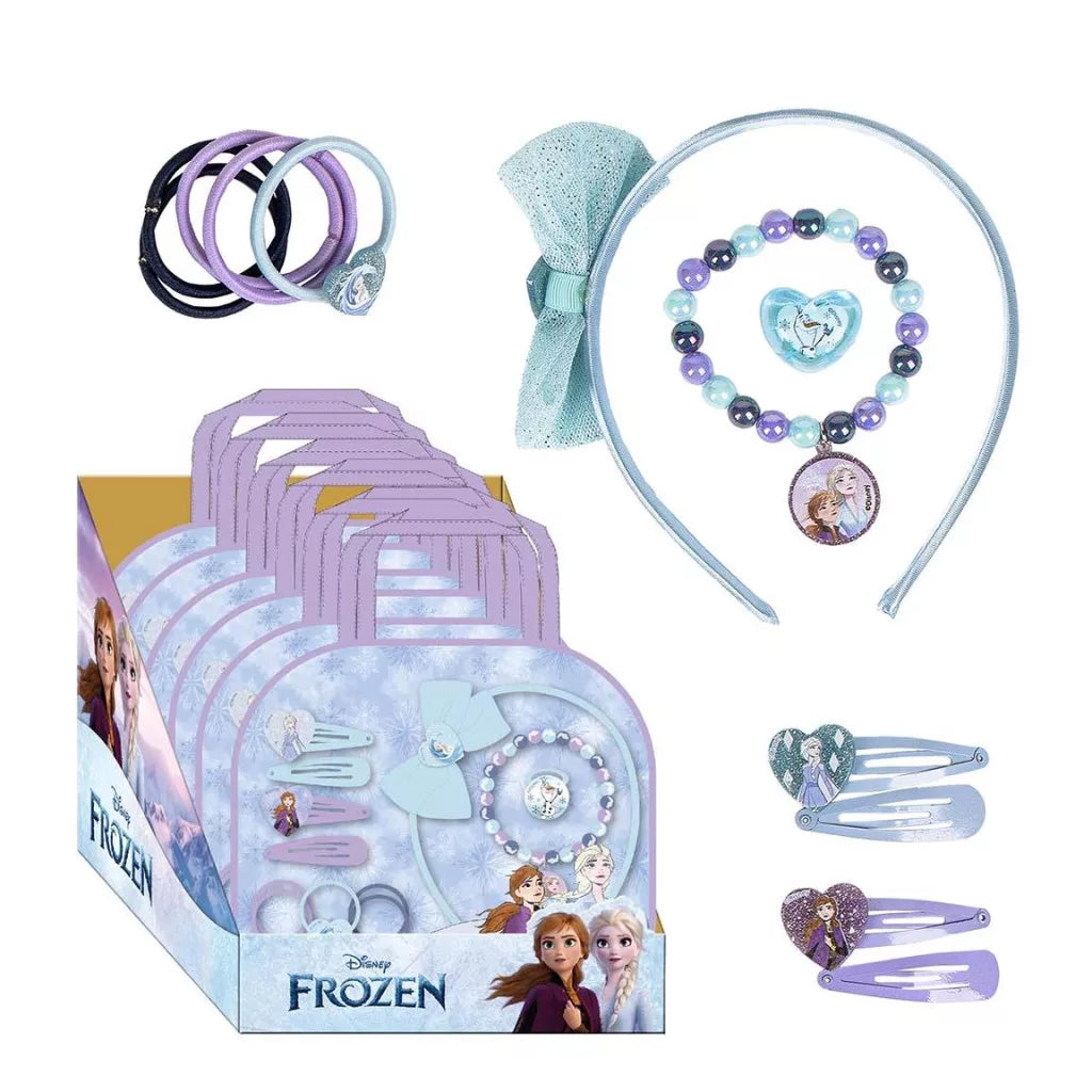 Conjunto de jóias e acessórios de cabelo Frozen On-the-Go