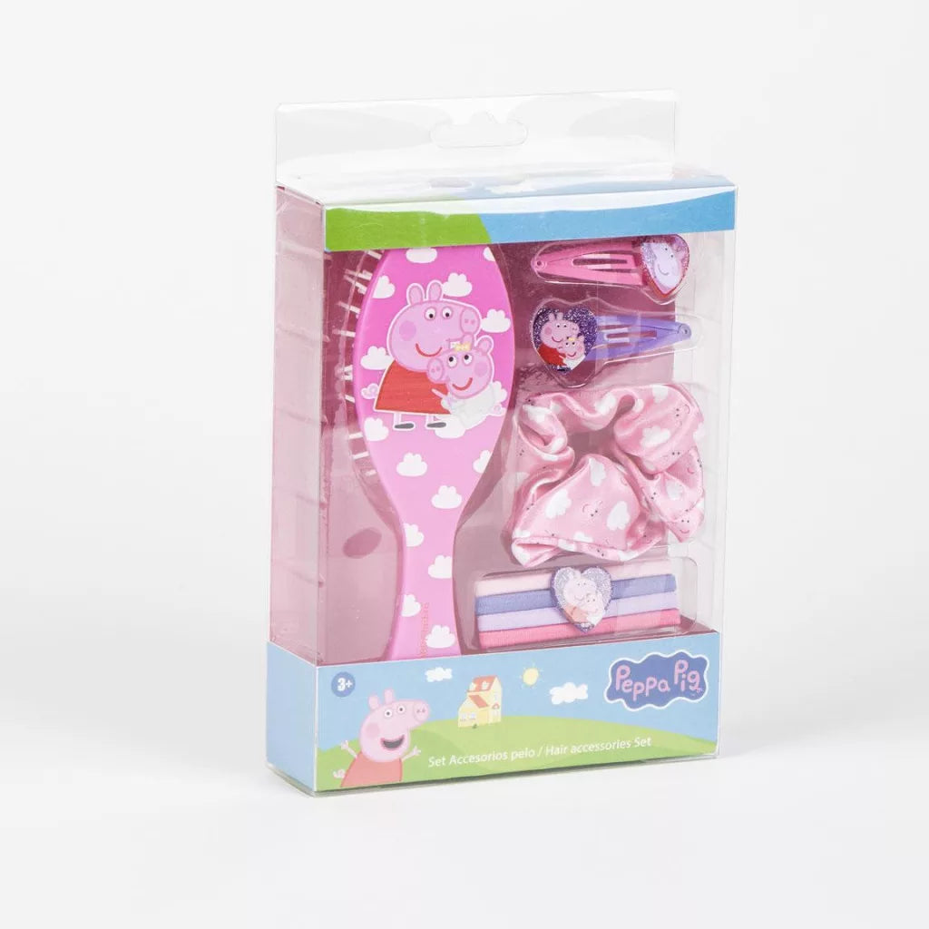 Conjunto de acessórios de cabelo Peppa