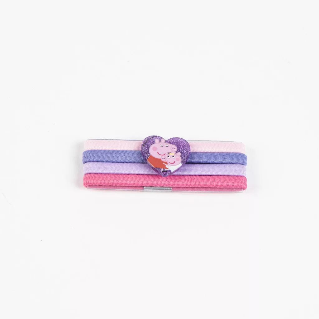 Conjunto de acessórios de cabelo Peppa