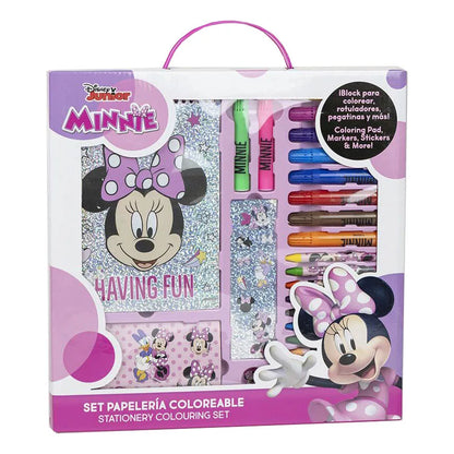 Conjunto de desenho Minnie Smiles