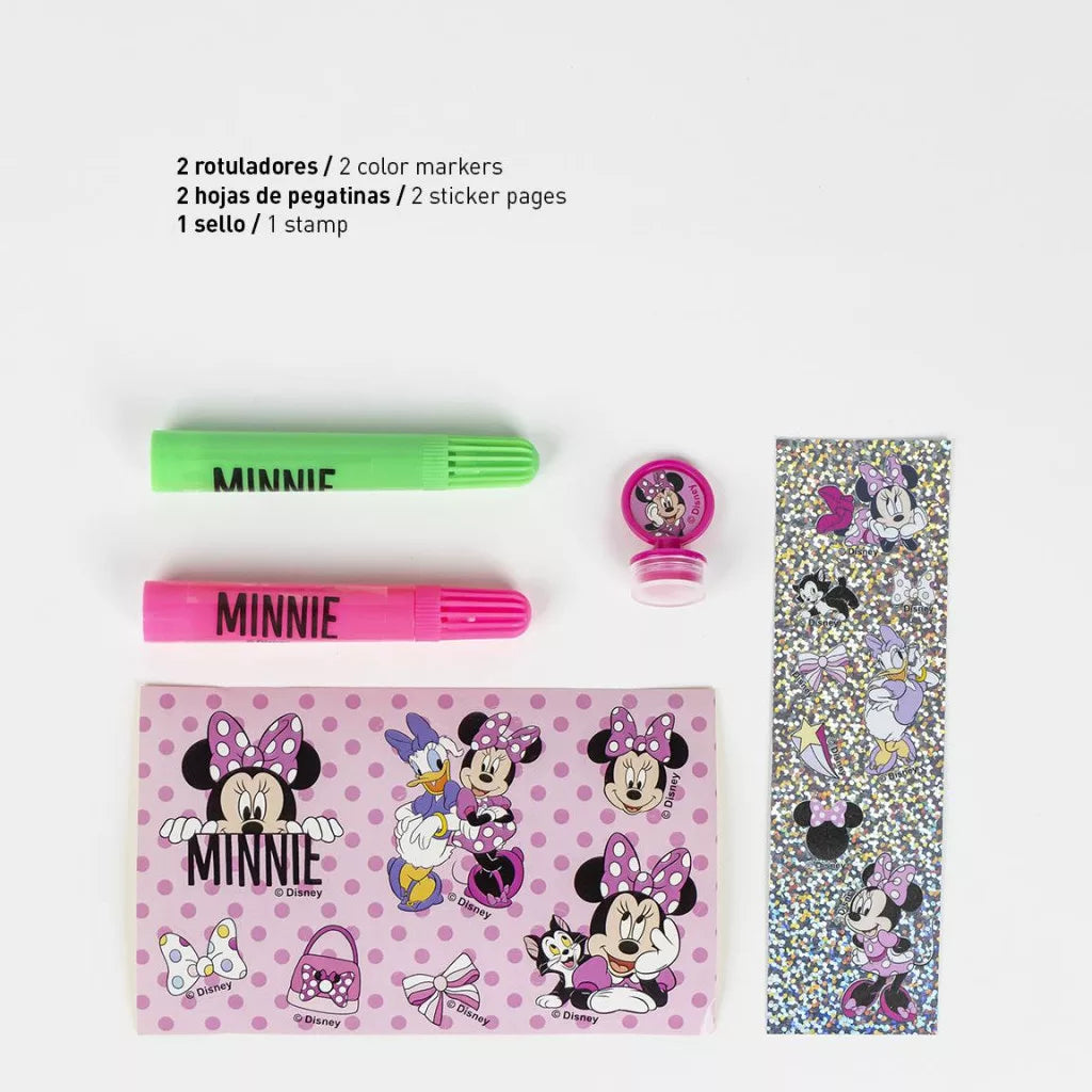 Conjunto de desenho Minnie Smiles