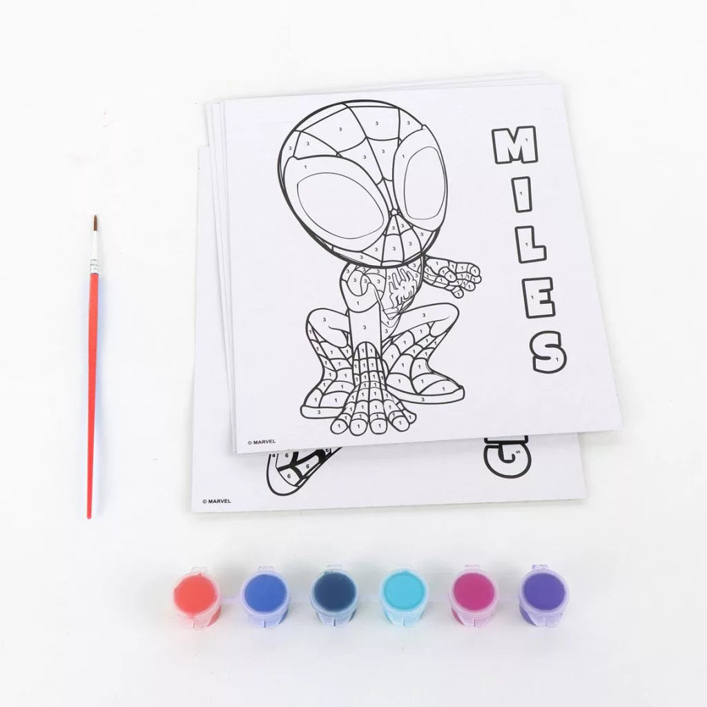 Conjunto Spidey pintar com números