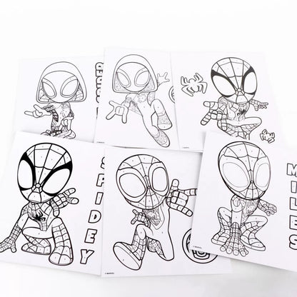 Conjunto Spidey pintar com números