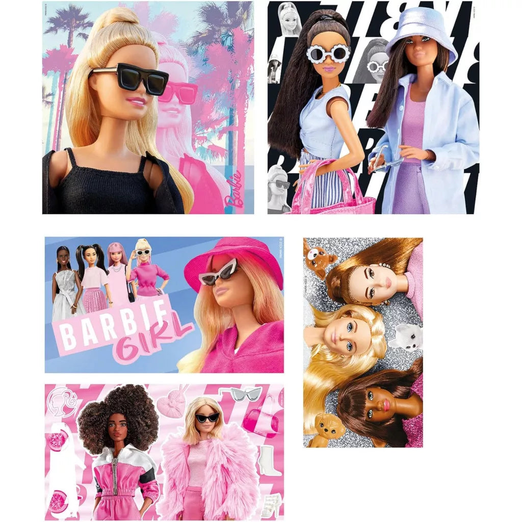 Puzzle 10 em 1  Barbie Girl