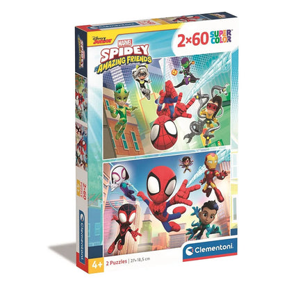 Puzzle 2x60 peças Spidey