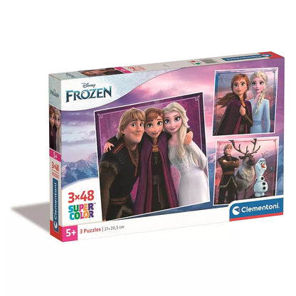 Puzzle 3x48 peças Frozen