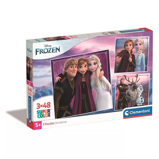 Puzzle 3x48 peças Frozen