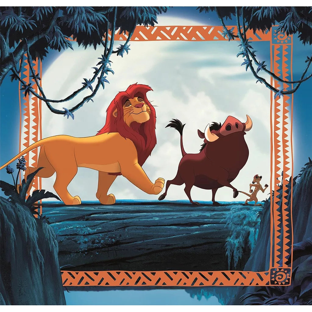 Puzzle 3x48 peças Rei Leão Circle of life