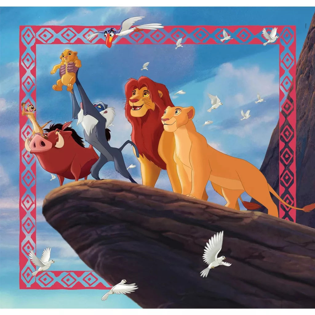 Puzzle 3x48 peças Rei Leão Circle of life