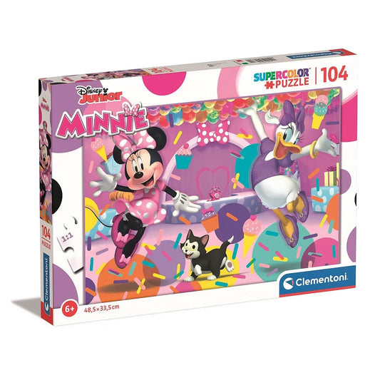 Puzzle 104 peças Minnie & Margarida Confetti