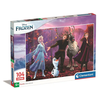 Puzzle 104 peças Frozen Singing