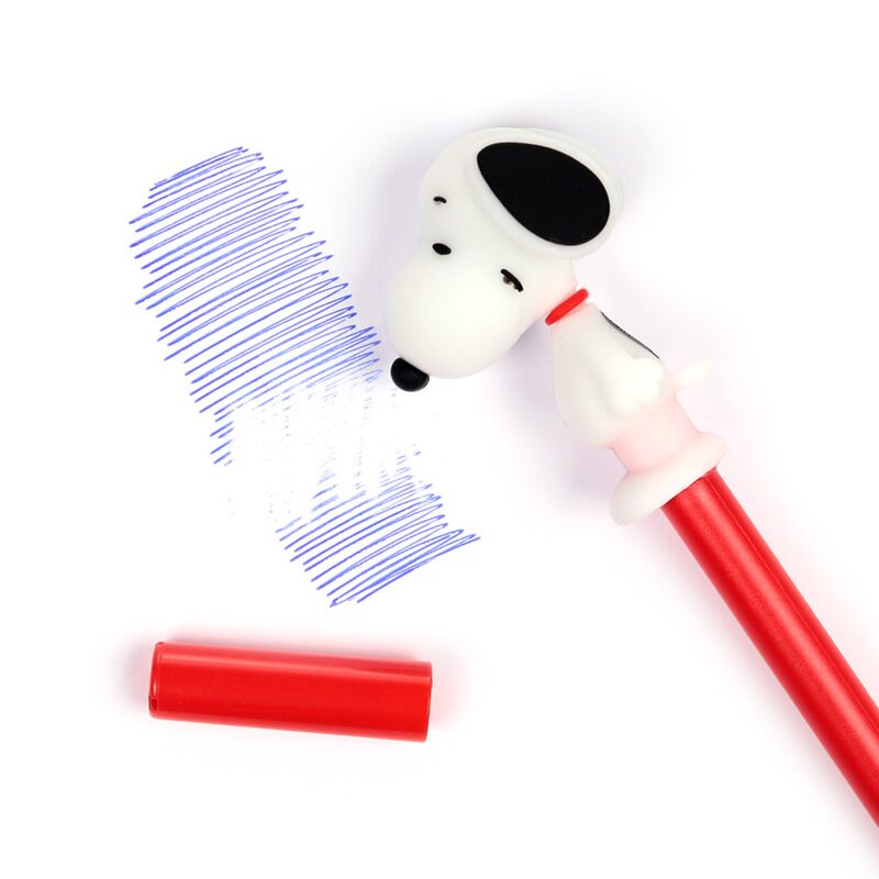 Caneta apagável Snoopy com topo de silicone Inkredible Peanuts