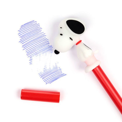 Caneta apagável Snoopy com topo de silicone Inkredible Peanuts