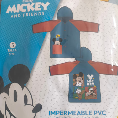 Capa de chuva Mickey (2-6 anos) - BONECADA