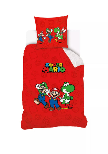 Capa de edredão com fronha Super Mario (200 x 140)