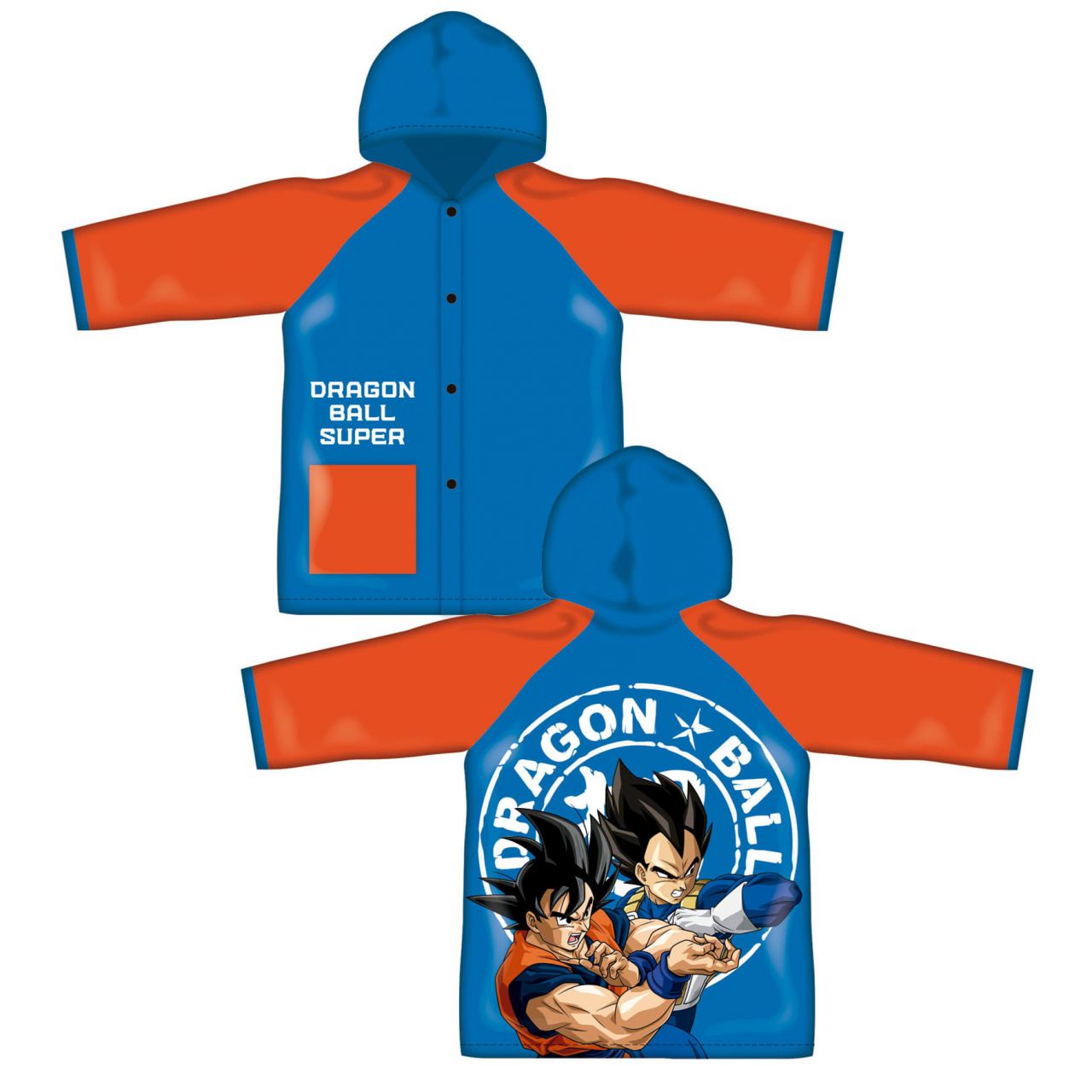 Capa de chuva Dragon Ball (4-8 anos) - BONECADA