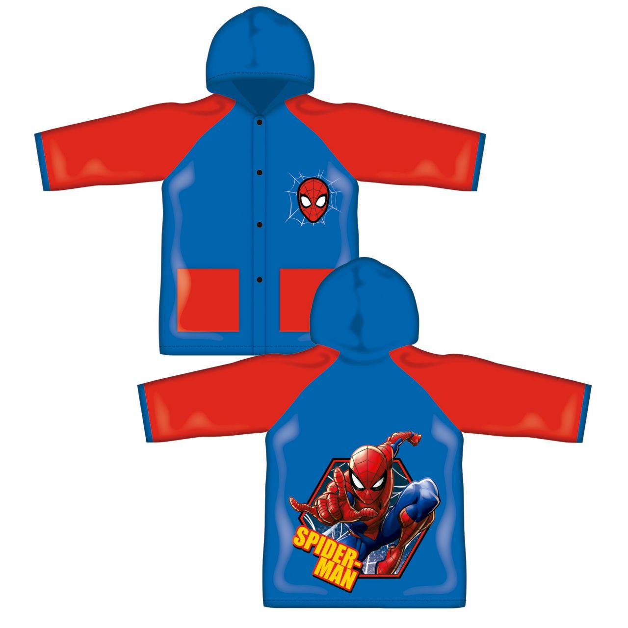 Capa de chuva Spiderman (4-8 anos) - BONECADA