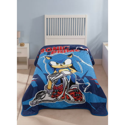 Colcha de cama verão Sonic
