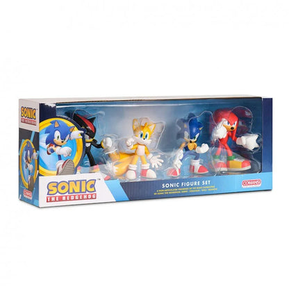 Conjunto 4 figuras Sonic