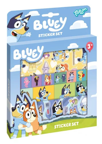 Conjunto Autocolantes e cenário Bluey