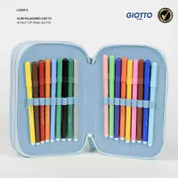 Conjunto Escolar Bluey com estojo triplo - BONECADA
