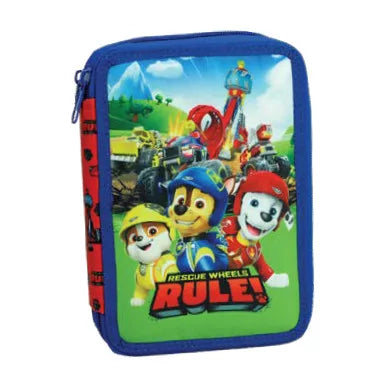 Conjunto Escolar Patrulha Pata com estojo duplo