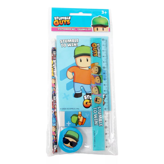 Conjunto Escolar Stumble Guys (5 peças) - BONECADA