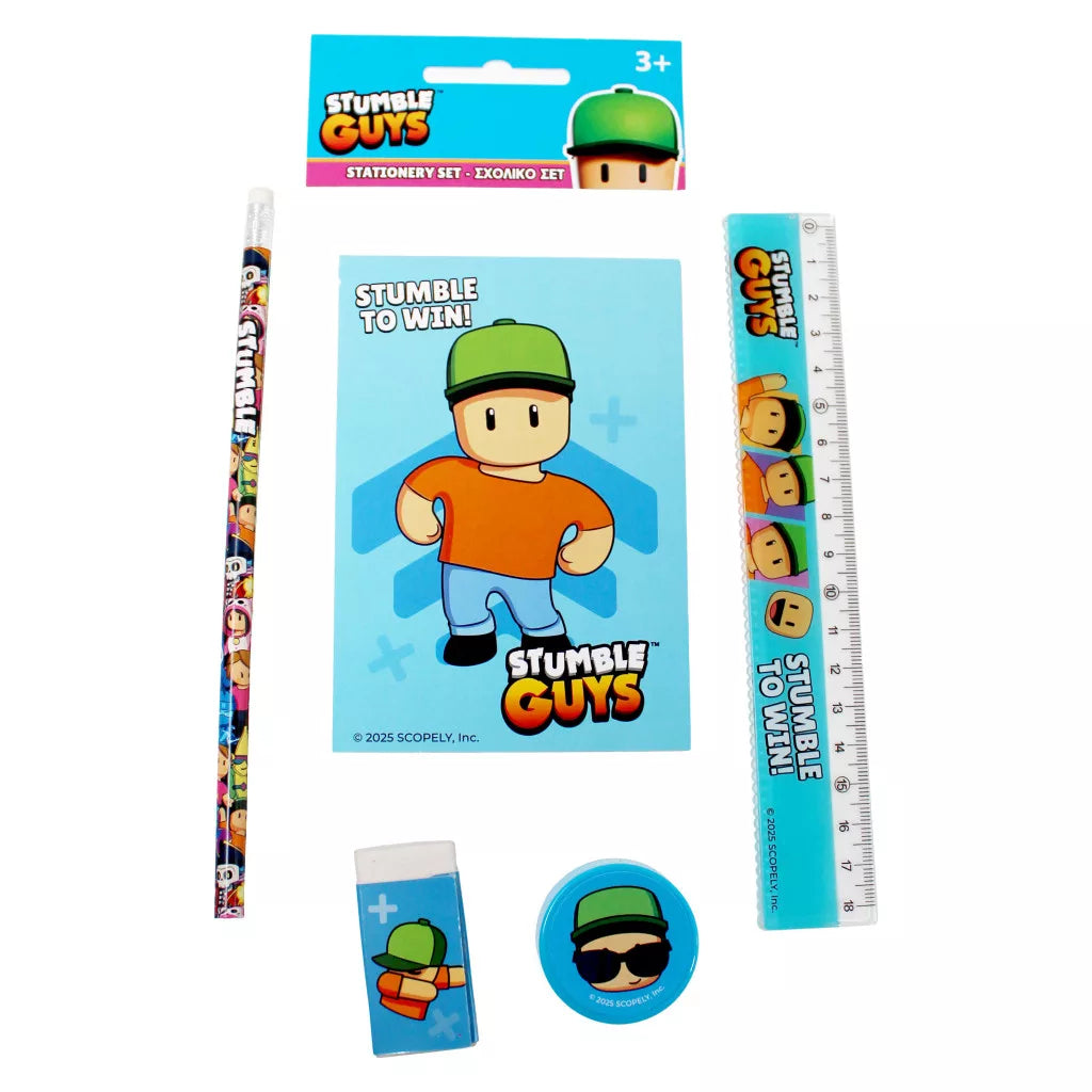 Conjunto Escolar Stumble Guys (5 peças) - BONECADA