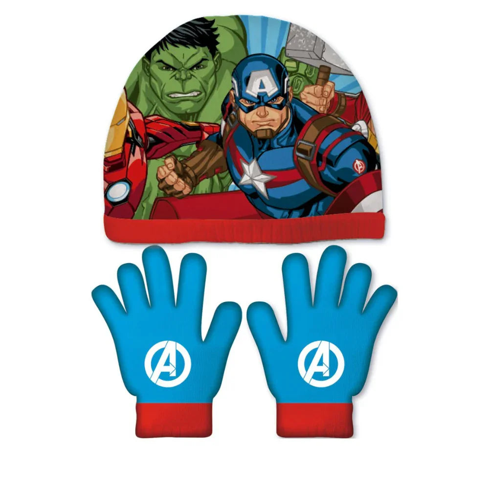 Conjunto Gorro e Luvas Avengers - BONECADA