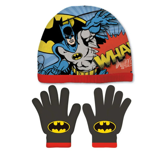 Conjunto Gorro e Luvas Batman - BONECADA