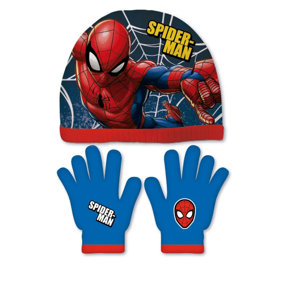 Conjunto Gorro e Luvas Spiderman - BONECADA