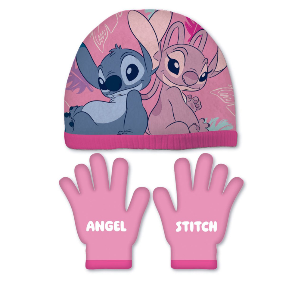Conjunto Gorro e Luvas Stitch - BONECADA
