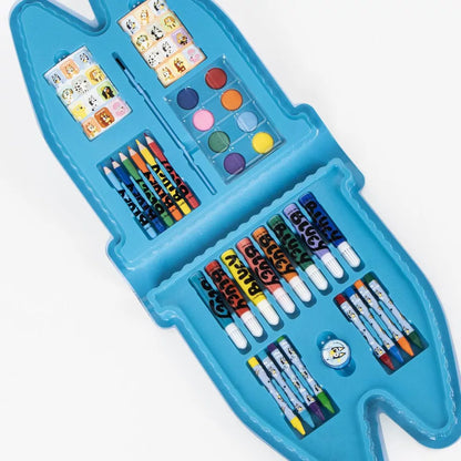 Conjunto de Pintura com autocolantes Bluey Smile