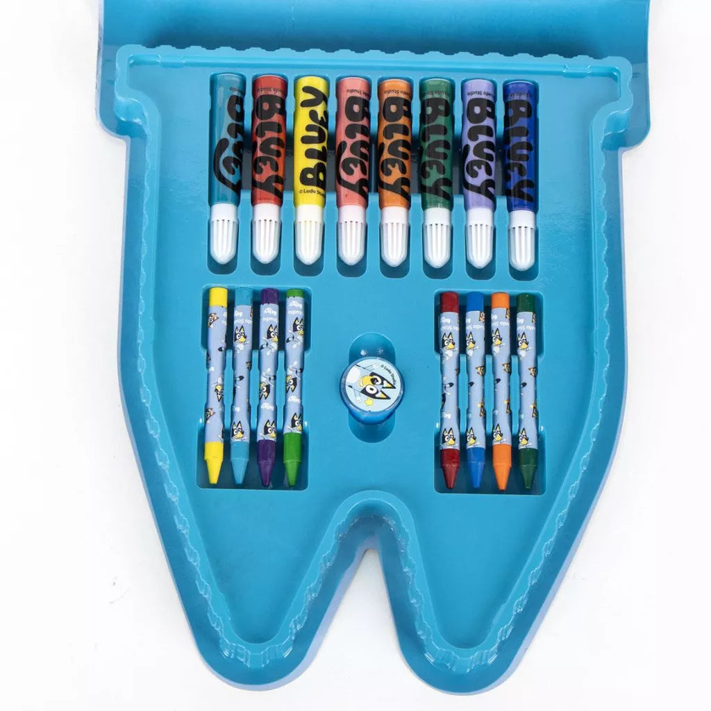 Conjunto de Pintura com autocolantes Bluey Smile