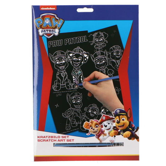 Conjunto Raspar Patrulha Pata - 4 cartões - BONECADA