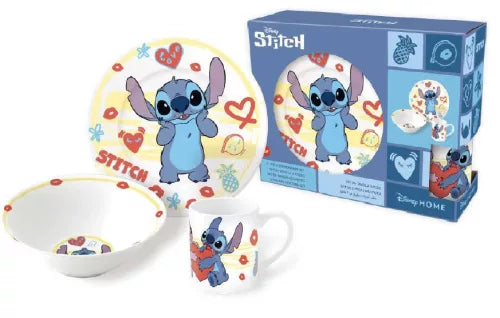 Conjunto Refeição Cerâmica Hearts Stitch - BONECADA