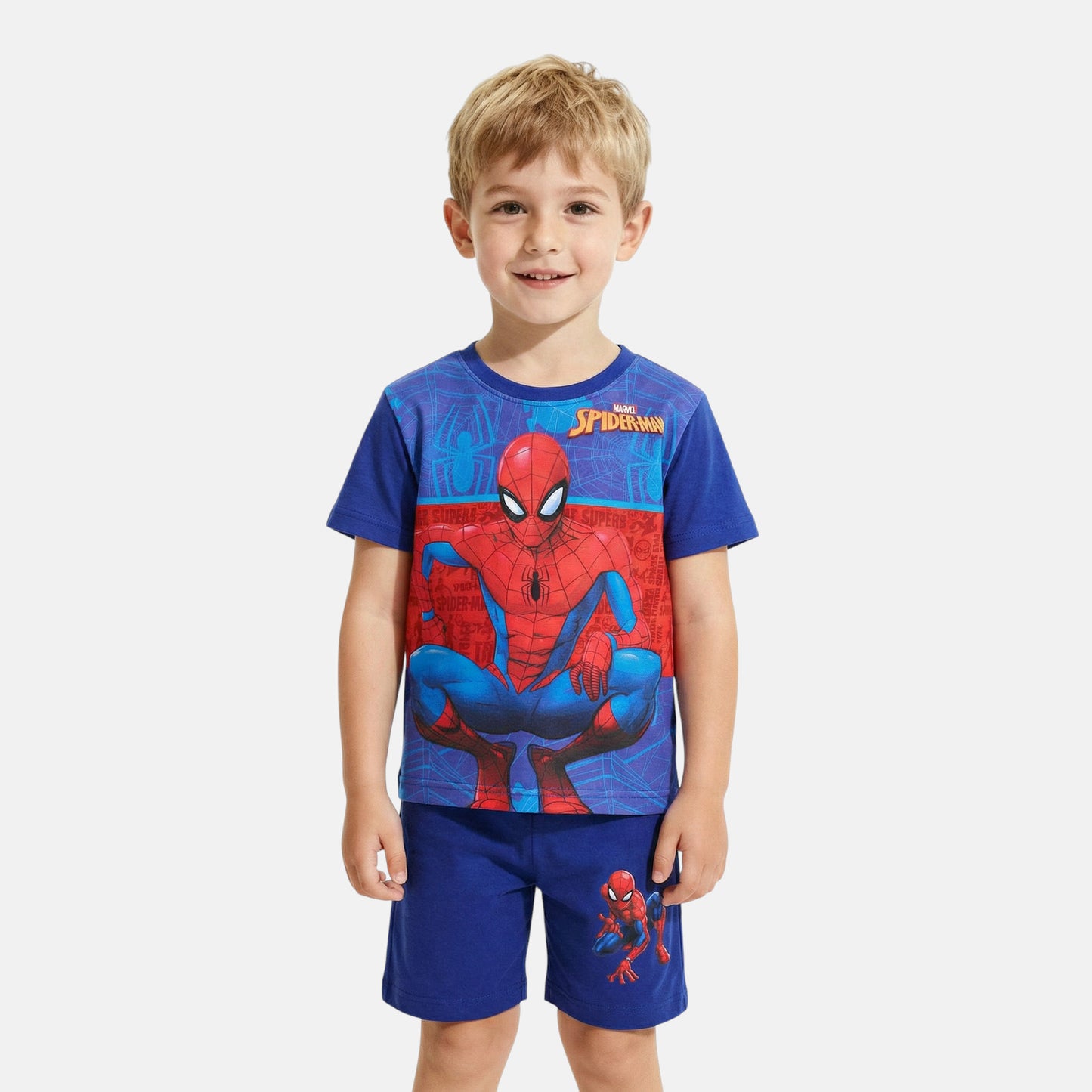 Conjunto T-Shirt e Calções Spiderman (3-8 anos)